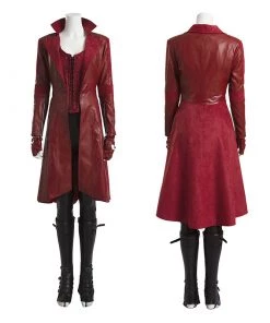 Marvel Captain America Civil War Scarlet Witch Wanda Maximoff Cosplay Costume