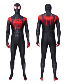 Miles Morales Costume Spider-Man Into The Spider-Verse Cosplay Costume