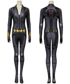 Natasha Romanoff Black Jumpsuit 2020 Movie Black Widow Cosplay Costume