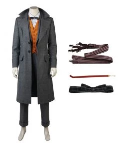 Newt Scamander Costume Fantastic Beasts and Where to Find Them Cosplay Costume