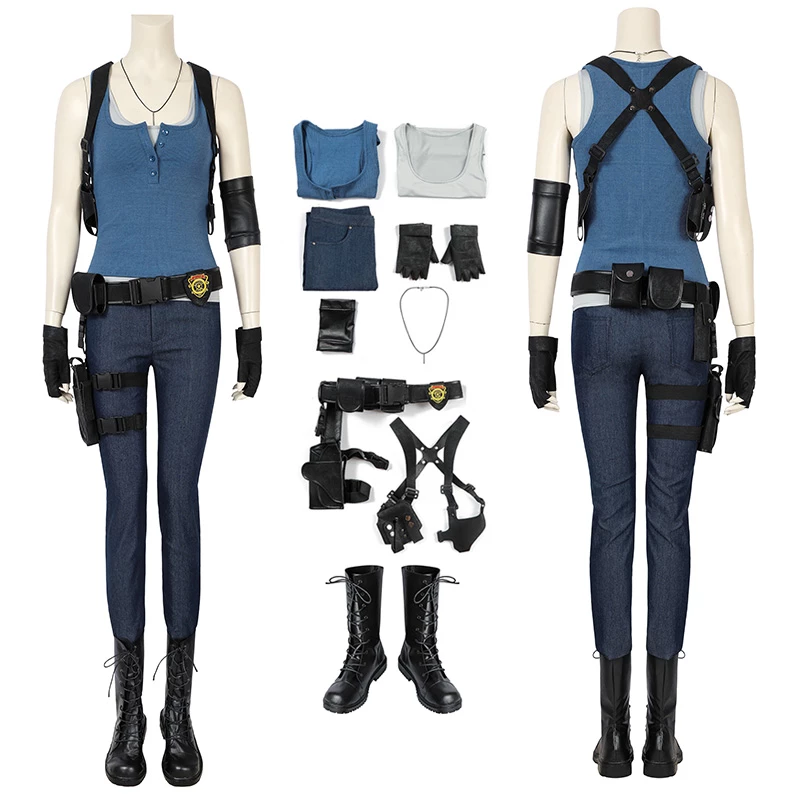 Resident Evil 3 Remake Jill Valentine Cosplay Costume 3 Resident Evil 3 Remake Jill Valentine Cosplay Costume