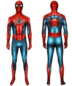Spiderman Jumpsuit Spider Man PS4 Armour MK IV Zentai Cosplay Costume Suit