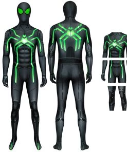 Spiderman Jumpsuit Spider Man PS4 Stealth Big Time Cosplay Costume Suit