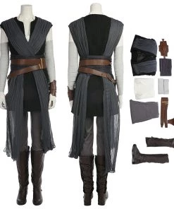 Star Wars 8 Rey Cosplay Costume Top Level
