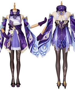 Genshin Impact Cosplay Suit Keqing Costume