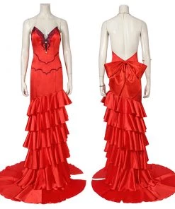Aerith Gainsborough Costume Red Final Fantasy VII Remake Cosplay Costume