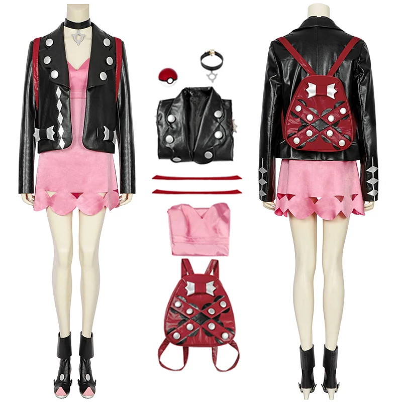 Pokemon Sword and Shield Marnie Cosplay Costume Suit 3 Pokemon Sword and Shield Marnie Cosplay Costume Suit