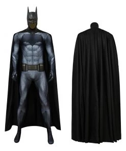 Black Bruce Wayne Zentai Polyester Jumpsuit Cosplay Costume