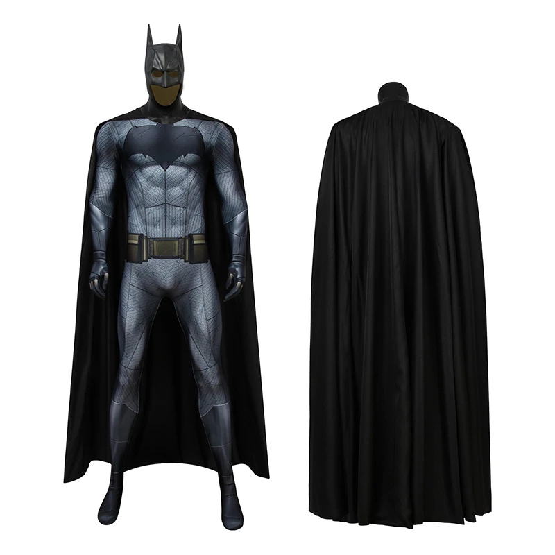 Black Bruce Wayne Zentai Polyester Jumpsuit Cosplay Costume 3 Black Bruce Wayne Zentai Polyester Jumpsuit Cosplay Costume