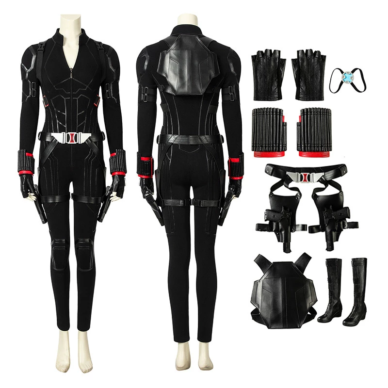 Black Widow Costume Avengers Endgame Natasha Romanoff Cosplay Costume Upgraded Version 3 Black Widow Costume Avengers Endgame Natasha Romanoff Cosplay Costume Upgraded Version
