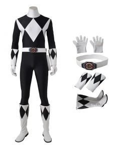 Goushi Mammoth Ranger Costume Black Mighty Morphin' Power Rangers Cosplay Costumes