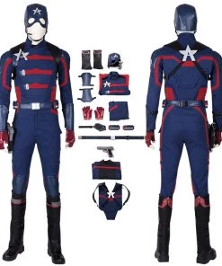 Captain America Cosplay Costume US Agent John Walker The Falcon and The Winter Soldier Outfit