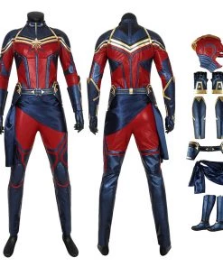 Carol Danvers Costume Avengers 4 Endgame Captain Marvel Cosplay Costume