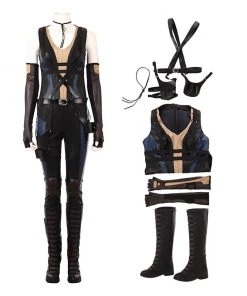 Deadpool 2 Costume Domino Cosplay Costumes Luxury Suit