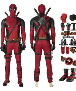 Deadpool 2 Costume Wade Wilson Deadpool Cosplay Costume Full Set