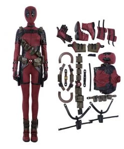 Deadpool 2 Lady Costume Woman Cosplay Costume Luxury Suit