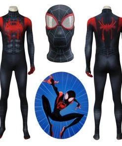 Spider Man Costume Miles Morales Spiderman Cosplay Costume