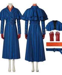 Mary Poppins Costume Mary 2018 Movie Mary Poppins Cosplay Costume