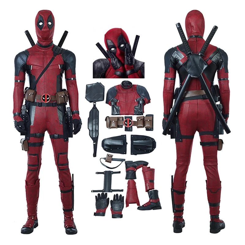 Deadpool 2 Costume Wade Wilson Deadpool Cosplay Costume Luxury Suit 3 Deadpool 2 Costume Wade Wilson Deadpool Cosplay Costume Luxury Suit