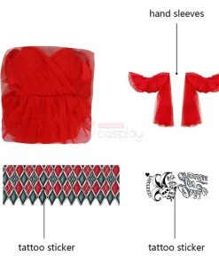 HQ Red Dress Female Super Villain Pleated Halloween Cosplay Suit -Cosplay Sales Store 021A706711 800x800 1