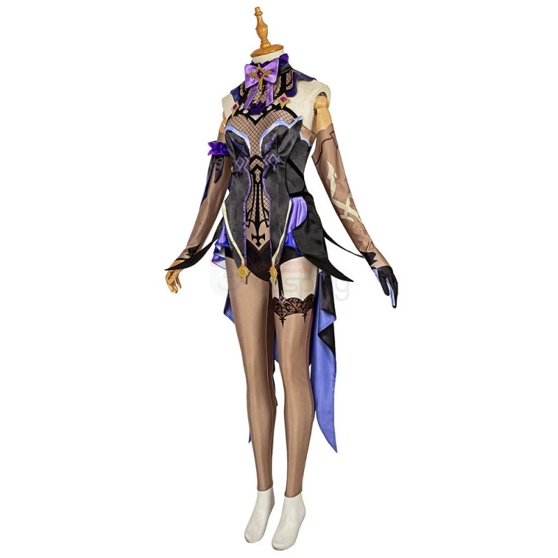 Fischl Costume Genshin Impact Mace Cosplay Suit 4 Fischl Costume Genshin Impact Mace Cosplay Suit - Image 2