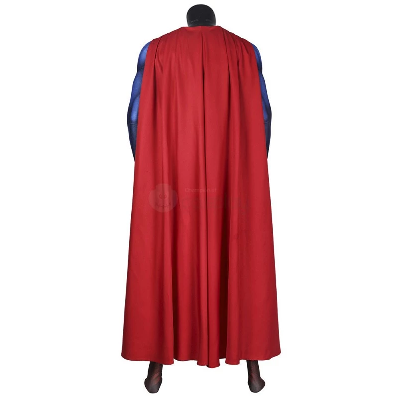 Clark Kent Lois Blue Jumpsuit Cosplay Costume 7 Clark Kent Lois Blue Jumpsuit Cosplay Costume - Image 5