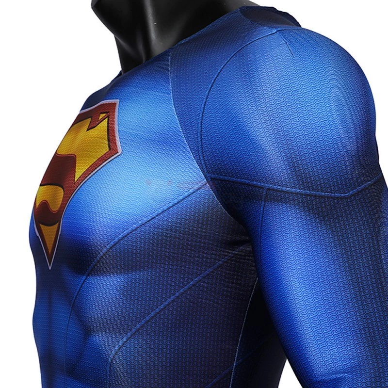 Clark Kent Lois Blue Jumpsuit Cosplay Costume 15 Clark Kent Lois Blue Jumpsuit Cosplay Costume - Image 13
