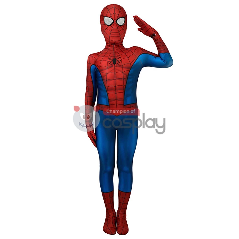 Kids Spider Man Tobey Maguire Cosplay Costume Edition Spiderman Jumpsuit 4 Kids Spider Man Tobey Maguire Cosplay Costume Edition Spiderman Jumpsuit - Image 2