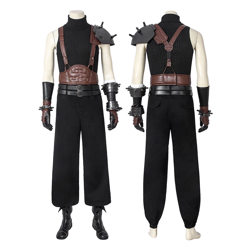 Cloud Strife Costume Final Fantasy 7 Cosplay Costume Full Set 3 Cloud Strife Costume Final Fantasy 7 Cosplay Costume Full Set