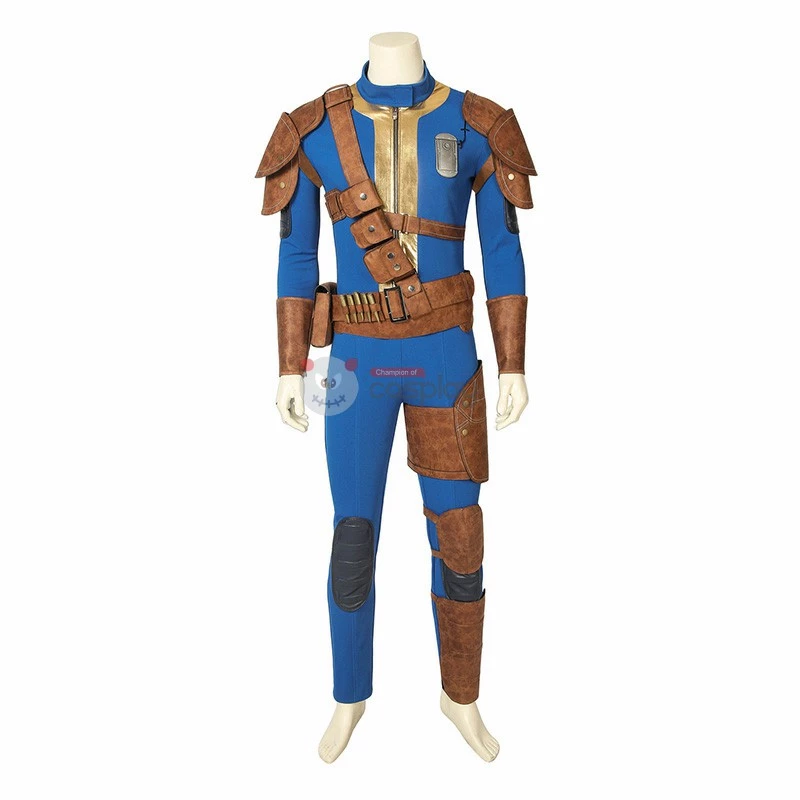 FALLOUT 76 Costume Full Suit Outfit Men Cosplay Costume 4 FALLOUT 76 Costume Full Suit Outfit Men Cosplay Costume - Image 2