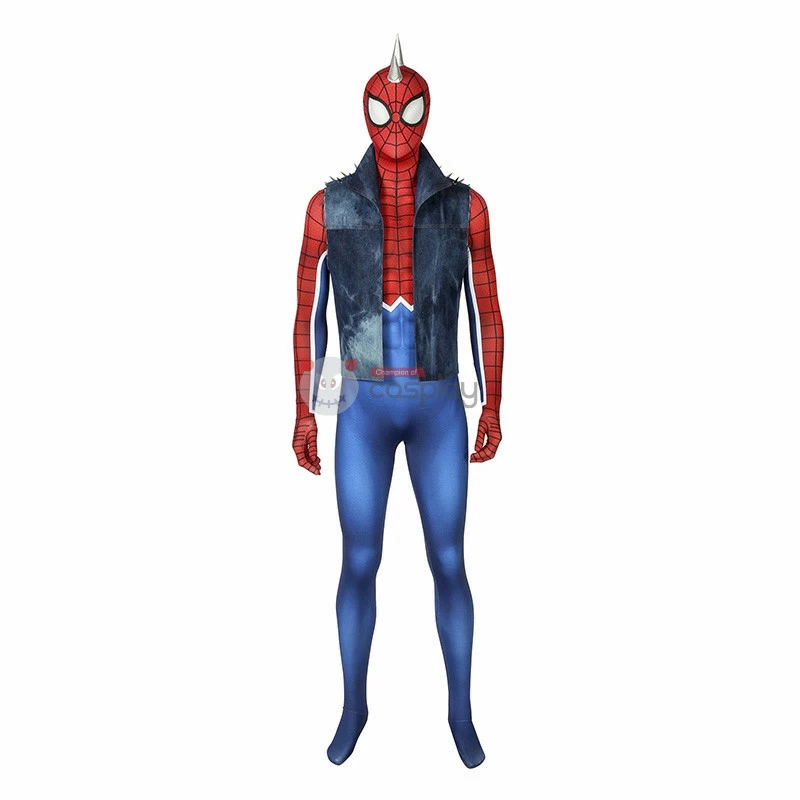 Spider-Punk Costumes Spider-Man PS4 Spider-Punk Cosplay Costumes 4 Spider-Punk Costumes Spider-Man PS4 Spider-Punk Cosplay Costumes - Image 2