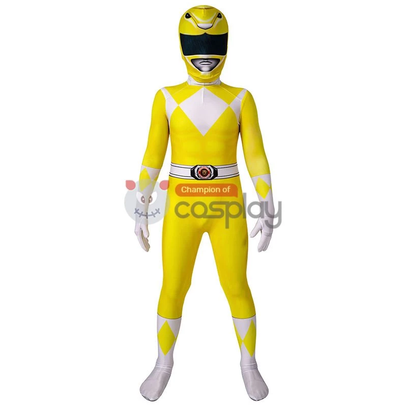 Kids Power Ranger Costume Jumpsuit Power Rangers Cosplay Suit 6 Kids Power Ranger Costume Jumpsuit Power Rangers Cosplay Suit - Image 4