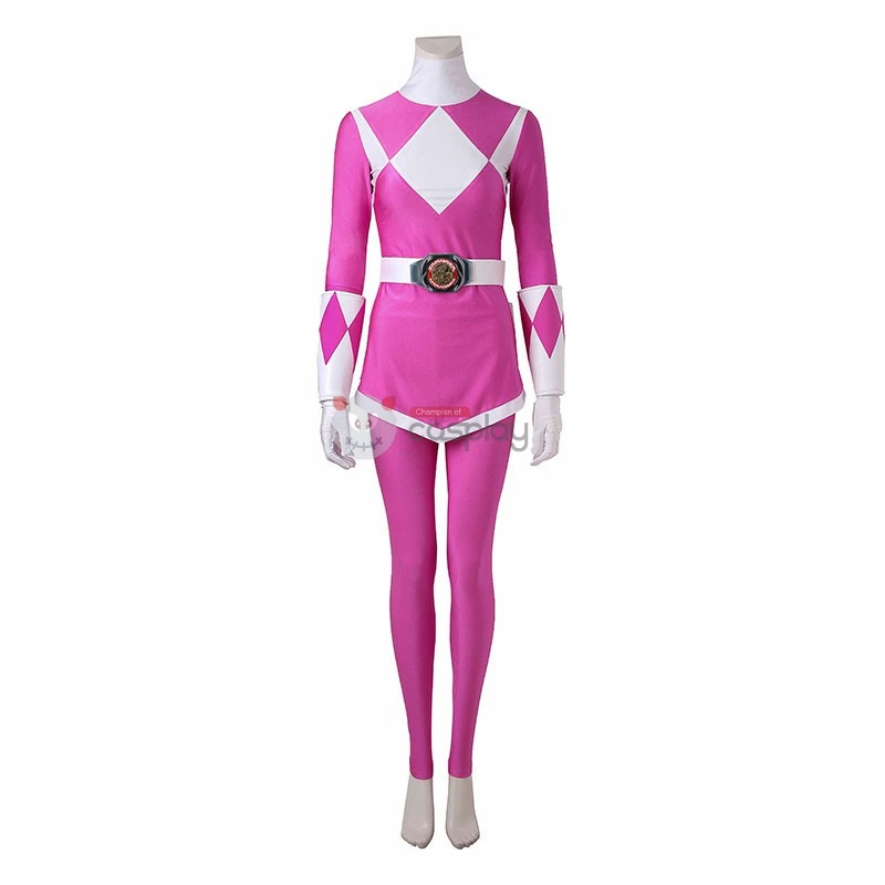 Mei Ptera Ranger Costume Pink Mighty Morphin' Power Rangers Cosplay Costumes 4 Mei Ptera Ranger Costume Pink Mighty Morphin' Power Rangers Cosplay Costumes - Image 2