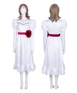 Ghost Baby Costume Annabelle Classic White Dress Cosplay Costumes