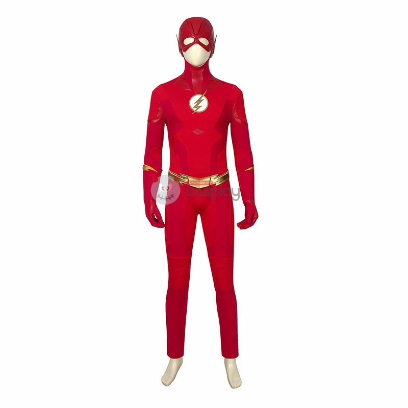Halloween Barry Allen Suit TF Season 5 Cosplay Costume 4 Halloween Barry Allen Suit TF Season 5 Cosplay Costume - Image 2