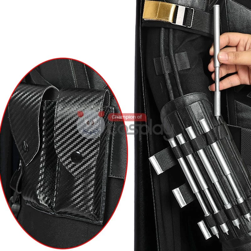 Robert Pattinson Costume 2022 Movie SuperHero Bruce Wayne Cosplay Suit 15 Robert Pattinson Costume 2022 Movie SuperHero Bruce Wayne Cosplay Suit - Image 13