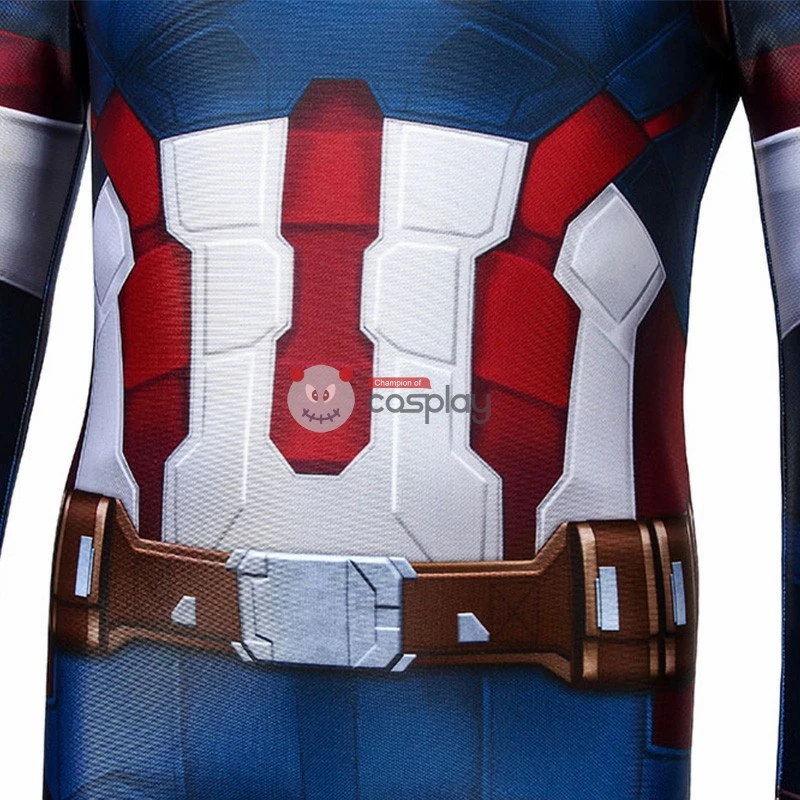 Kids Captain America Costume Avengers: Age Of Ultron Steven Rogers Cosplay Costume 12 Kids Captain America Costume Avengers: Age Of Ultron Steven Rogers Cosplay Costume - Image 10