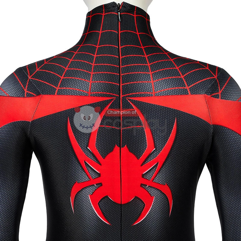 Kids Ultimate Spider Man Cosplay Costume Spiderman PS5 Miles Morales Jumpsuit 13 Kids Ultimate Spider Man Cosplay Costume Spiderman PS5 Miles Morales Jumpsuit - Image 11