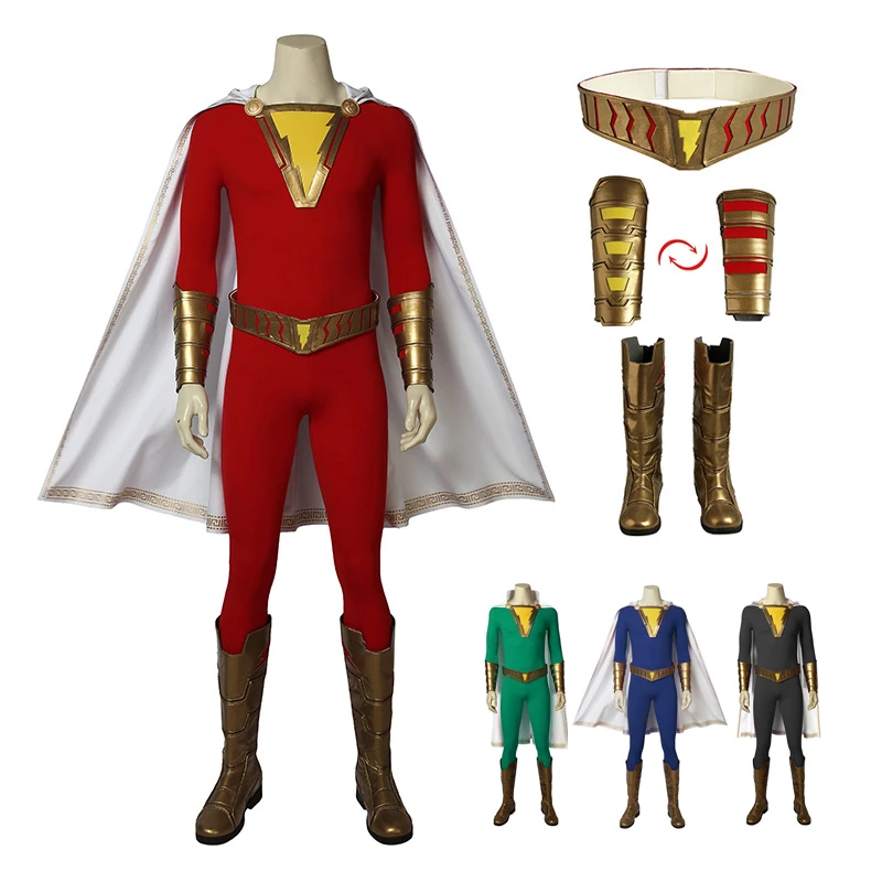 Billy Batson William Joseph Cosplay Costume 3 Billy Batson William Joseph Cosplay Costume