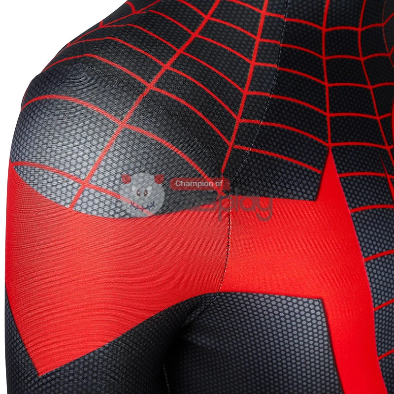 Kids Ultimate Spider Man Cosplay Costume Spiderman PS5 Miles Morales Jumpsuit 14 Kids Ultimate Spider Man Cosplay Costume Spiderman PS5 Miles Morales Jumpsuit - Image 12