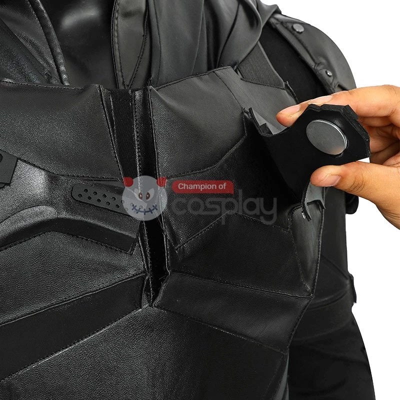Robert Pattinson Costume 2022 Movie SuperHero Bruce Wayne Cosplay Suit 17 Robert Pattinson Costume 2022 Movie SuperHero Bruce Wayne Cosplay Suit - Image 15