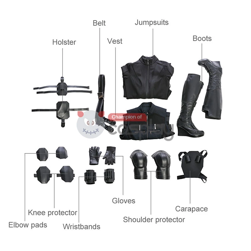 Black Widow Costumes Avengers Infinity War Cosplay Costume 16 Black Widow Costumes Avengers Infinity War Cosplay Costume - Image 14