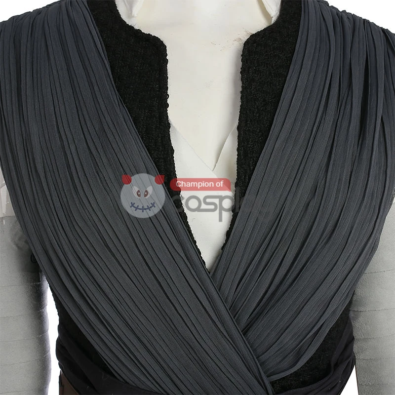 Star Wars 8 Rey Cosplay Costume Top Level 16 Star Wars 8 Rey Cosplay Costume Top Level - Image 14