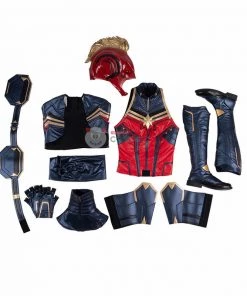 Captain Marvel Costumes Avengers Endgame Carol Danvers Cosplay Costumes -Cosplay Sales Store 14 800x800 14