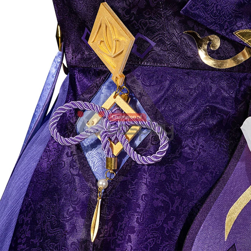 Genshin Impact Cosplay Suit Keqing Costume 19 Genshin Impact Cosplay Suit Keqing Costume - Image 17