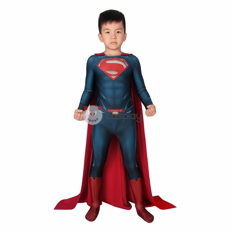 Kids Clark Kent Polyester Costume Zentai Cosplay Suit 4 Kids Clark Kent Polyester Costume Zentai Cosplay Suit - Image 2