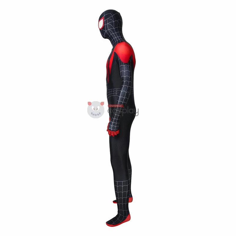 Miles Morales Costume Spider-Man Into The Spider-Verse Cosplay Costume 5 Miles Morales Costume Spider-Man Into The Spider-Verse Cosplay Costume - Image 3
