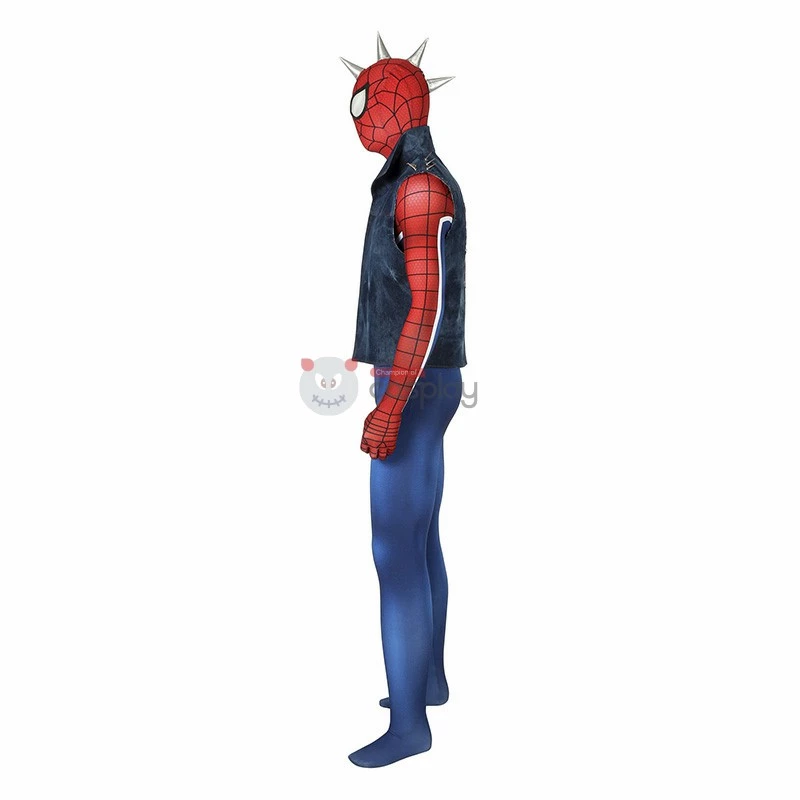 Spider-Punk Costumes Spider-Man PS4 Spider-Punk Cosplay Costumes 5 Spider-Punk Costumes Spider-Man PS4 Spider-Punk Cosplay Costumes - Image 3