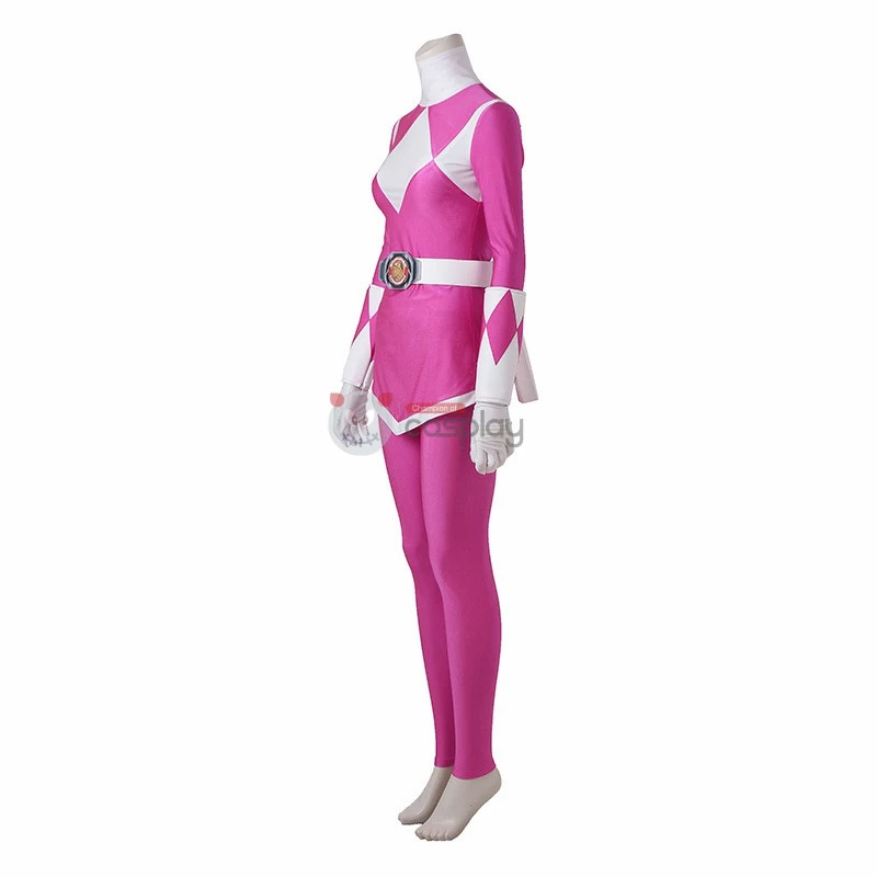 Mei Ptera Ranger Costume Pink Mighty Morphin' Power Rangers Cosplay Costumes 5 Mei Ptera Ranger Costume Pink Mighty Morphin' Power Rangers Cosplay Costumes - Image 3