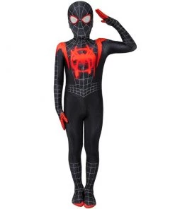 Kids Miles Morales Costume Spider-Man Into the Spider-Verse Cosplay Suit 18 Kids Miles Morales Costume Spider-Man Into the Spider-Verse Cosplay Suit -Cosplay Sales Store 3 800x800 111